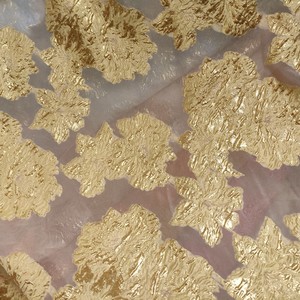 <span class=keywords><strong>Tessuto</strong></span> jacquard precio de fábrica Jacquard flor organza tela de gasa tela Jacquard metálica - Product Image 6
