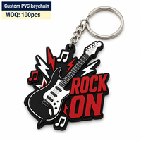 Porte-clés en PVC en gros, en stock, pas cher, design trèfle bulle, pour cadeaux et offres promotionnelles
