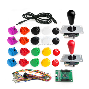 Xinmotek Bộ điều khiển cần điều khiển <span class=keywords><strong>2</strong></span> người chơi tự làm bảng điều khiển không độ trễ bảng USB cho PC MAME Raspberry <span class=keywords><strong>Pi</strong></span> PS3 hộp tv thanh Arcade nút Sanwa - Product Image 2