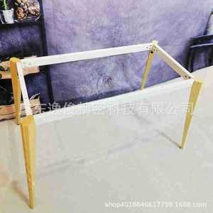 โครงโต๊ะทำงานเหล็กคาร์บอน 1200x600x725 มม. สีขาว ดีไซน์อุตสาหกรรม สำหรับใช้งานเชิงพาณิชย์ โครงเฟอร์นิเจอร์ทนทาน - Product Image 2