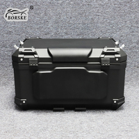 Borske moto coffre arrière bagages serrure supérieure mallette de rangement 60L grande taille PP plastique moto queue boîte