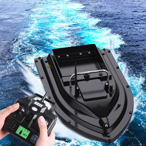 Barco Cebador de Pesca RC D16B 54x27x21cm con Doble Motor, GPS, Retorno con un Solo Botón, Control Remoto, Alimentado por Batería, Negro - Product Image 3