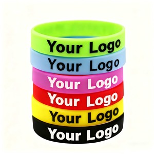 Pulseras de goma con logotipo personalizado en relieve e impreso para festivales y campañas de concientización Pulseras de silicona - Product Image 6