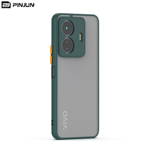 Funda mate translúcida a prueba de golpes para teléfono, protector de humo para cámara, para <span class=keywords><strong>VIVO</strong></span> T1 <span class=keywords><strong>pro</strong></span> V23 <span class=keywords><strong>5G</strong></span> V23E 4G <span class=keywords><strong>5G</strong></span> - Product Image 3