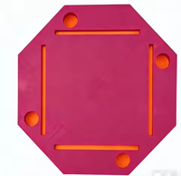 Table de Mahjong flottante pliable pour jeu de billard, tuiles de Mahjong flottantes personnalisables, tapis de Mahjong octogonal flottant avec sac, jeu de société