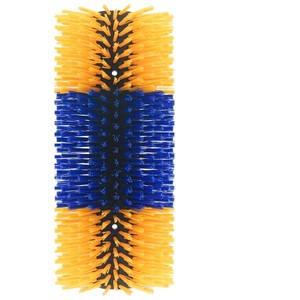 Cepillo de cuerpo para ganado, cepillo de tiras de 10 mm de grosor, material plástico PP amarillo, para limpieza en granjas ganaderas - Product Image 3