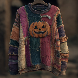 Unique Street-style <strong>Women's</strong> Casual Pullover <strong>Halloween</strong> Autumn/winter Festive Warm Knit <strong>Jumper</strong> <strong>Women's</strong> Knitwear - Product Image 3