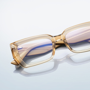 Monture de lunettes de luxe anti-lumière bleue transfrontalière, style américain, à branches larges, pour visages larges, unisexe, à bien assortir - Product Image 2