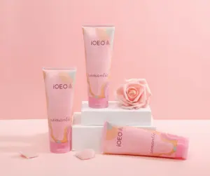 Ioeo Wholesale Organic Natural 200Ml Moisturizing Nourishing Pink Perfume Body Lotion For Women