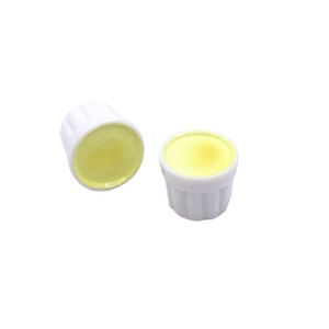 100ชิ้น/ถุงของหวานขนมพุดดิ้งไข่ถ้วยหลังแบนมีเสน่ห์ทำจากเรซินสำหรับทำสไลม์เคสมือถือพวงกุญแจตกแต่งงานฝีมือแบบ DIY - Product Image 6