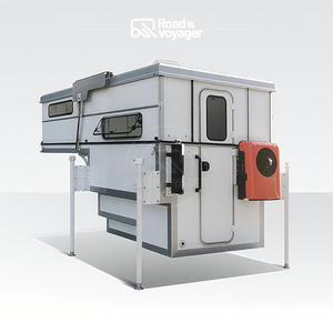 <span class=keywords><strong>Camper</strong></span> camión de plataforma duradera con techo de carcasa dura y extensión de <span class=keywords><strong>cama</strong></span> para viajes de larga distancia - Product Image 1