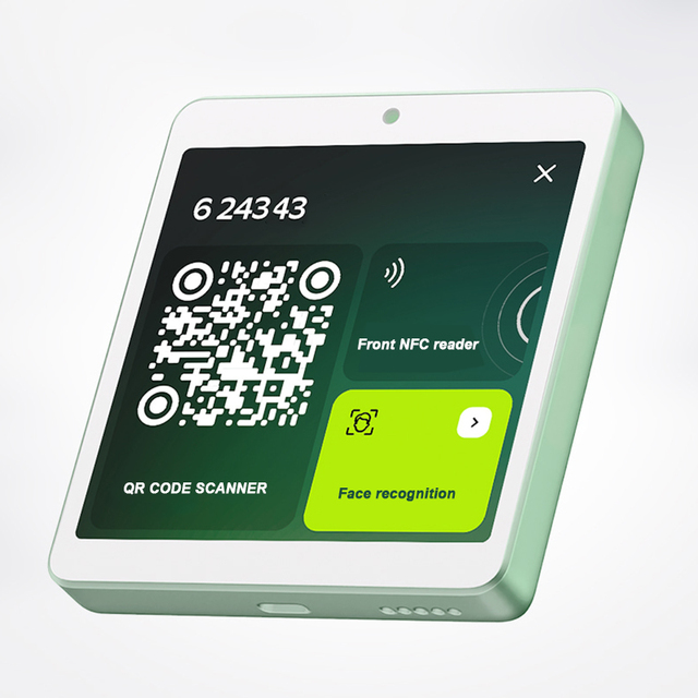 GMS Certified Handheld NFC Pos Tablet 4 Inch Front Nfc 4G WIFI Android 15 OS Cashless Donation Kiosk Stripe Pay Tablet