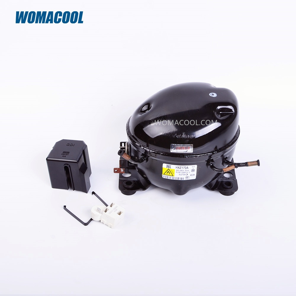 ZEL Zanussi HXZ170A 冷凍用圧縮機 1/4hp R600a 172W対応