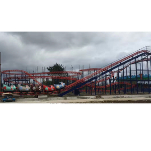 เครื่องเล่นสวนสนุกกลางแจ้ง รถไฟเหาะตีลังกาแบบแขวนลอย Crazy Mouse อุปกรณ์สวนสนุกสำหรับขายสำหรับสวนสนุก - Product Image 5