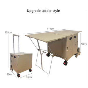 Chariot de courses pliable pour le camping, outil pliable, chariot de courses pliable personnalisable OEM, outil pliable pour le camping, chariot - Product Image 4