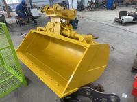 Godet basculant RB pour excavatrice lourde, pour travaux marins, débris de construction, talus, OEM NM400 Q460 CE ISO Marine SGS Grading, 1-50 tonnes