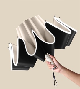 23 pouces Creative Color LED Light Reverse Umbrella Grand <span class=keywords><strong>parapluie</strong></span> de protection solaire automatique pour hommes - Product Image 1
