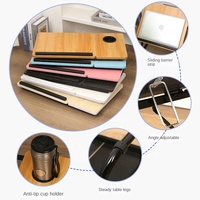 Mobilier de bureau pliable personnalisable en stock, mini bureau d'ordinateur pour la maison réglable en hauteur