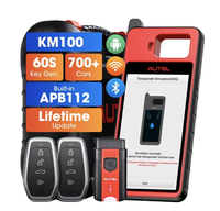 Kit générateur de clés universel MaxiIM KM100/KM100X avec mise à jour gratuite à vie, fonction AutoVIN et fonction pour toutes clés perdues (y compris celle de la batterie)