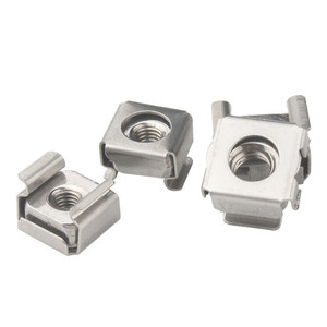 Serrure carrée M4 M8 en acier inoxydable A2-70 A4-80 M16 M24 support de montage château <span class=keywords><strong>cage</strong></span> clip écrou à souder pour meubles - Product Image 2