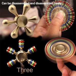 Spinner de Metal Arcoíris Personalizado, Juguete Antiestrés para Adultos y Personas con Autismo, con Rodamientos de Cobre y Latón - Product Image 2