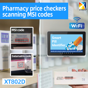 Máy Quét Pos Màn Hình Cảm Ứng KIOSK Bán Lẻ Cố Định Tường XT802C Máy Kiểm Tra Giá Có Máy Quét Mã Vạch - Product Image 4