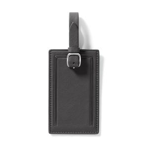 Étiquettes de bagages en cuir véritable, impression de logo personnalisée, étiquettes de nom de <span class=keywords><strong>valise</strong></span> durables, accessoires de voyage, cadeaux - Product Image 2