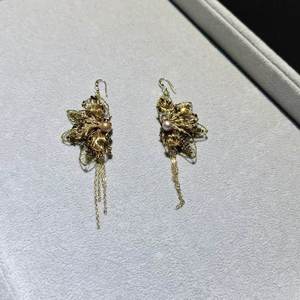 ต่างหูรุ่น Hot Sell Angel Wings สไตล์มินิมอล โมเดิร์น ประดับมุกเทียมและอัญมณี ดีไซน์เฉพาะตัว เหมาะสำหรับใส่ในชีวิตประจำวัน - Product Image 1