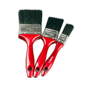 Brocha de pintura industrial DIY con mango de madera y <span class=keywords><strong>cerdas</strong></span> de poliéster, compatible con OEM, para paredes y marcos planos, todos los tamaños, para pulido - Product Image 1