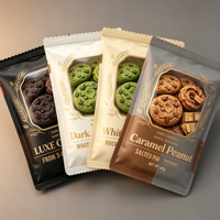 Emballage personnalisé pour barres énergétiques, sachet en plastique de qualité alimentaire pour barres protéinées, biscuits, gâteaux et en-cas