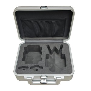 Hộp đựng bằng nhôm cứng tùy chỉnh được làm bằng tất cả các vật liệu hợp kim nhôm, cặp nhôm cứng bạc với bọt cắt. - Product Image 3