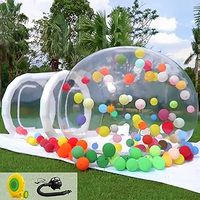 Tente à bulles gonflable pour fête de bébé en plein air avec pompe à air électrique, matériau PVC de haute qualité, à vendre
