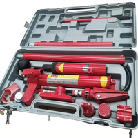 Portable 10 tonnes Porta Power Cric de séparation hydraulique Outils de réparation de camion en acier Kit de réparation de cadre Autobody avec boîtier en fer