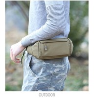 Sacs banane tactiques personnalisés en polyester respirant, légers et durables avec fermeture éclair pour sports de plein air – Vente en gros usine