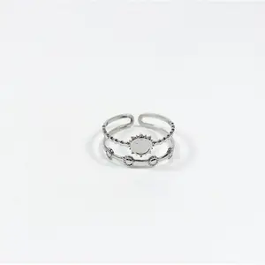 Wholesale Latest design vintage Accessories Adjustable Stainless Steel Ring for women and girls