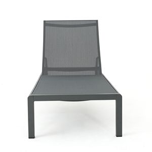 Chaise longue de jardin élégante DB Cape Coral KD Grey - Product Image 2