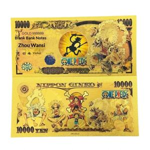 2026年日本路飞动漫纸币 路飞四档纸币 24K镀金 送给粉丝的礼物 - Product Image 6