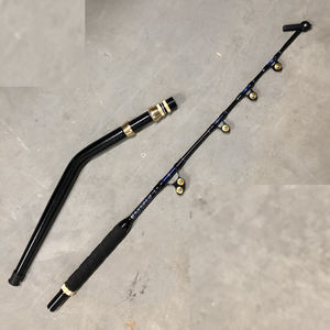 Guides à rouleaux bateau <span class=keywords><strong>canne</strong></span> à pêche en fibre de verre <span class=keywords><strong>canne</strong></span> à pêche jigging robuste <span class=keywords><strong>professionnel</strong></span> 2.1m cannes à pêche en <span class=keywords><strong>mer</strong></span> et moulinets - Product Image 2