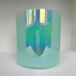 Gran Oferta: Cuencos Cantores de Cristal Transparente de 5 Pulgadas, Coloridos, Feng Shui, Luz Cósmica, 432Hz/440Hz, para Meditación y Equilibrio Energético - Product Image 4