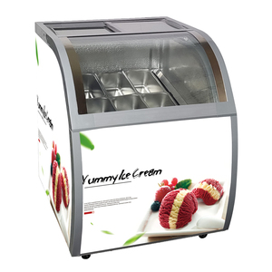 <span class=keywords><strong>Vitrine</strong></span> de congélateur d'affichage de <span class=keywords><strong>glace</strong></span> professionnelle de haute qualité <span class=keywords><strong>à</strong></span> 6 casseroles avec emballage en bois - Product Image 5