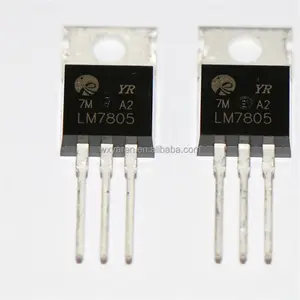 Full Original L7805CV LM7805 L7805 7805 Voltage Regulator IC 5V 1.5A TO-220 7805 transistor manufacturer