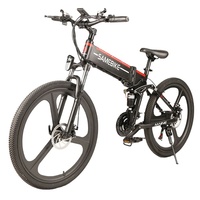 Samebike Sh26 Elektrische Fiets Eu Magazijn 48V Elektrische Mountainbike Fat Tire Elektrische Fiets Mtb Full Suspension