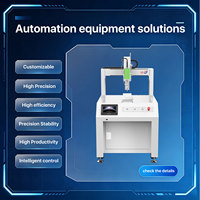 Machine de distribution de colle automatique de type armoire, distributeur industriel 3 axes personnalisable avec contrôle intelligent