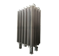 Vaporisateur chauffé par air de Lox Ln2 Lar Lng de gaz d'oxygène d'azote d'argon du liquide 350Nm3/h de gaz industriel de gaz avec la remorque