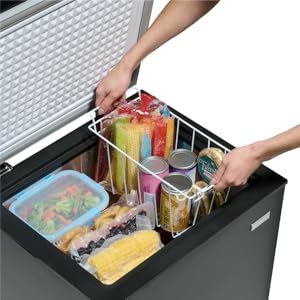 <span class=keywords><strong>Congélateur</strong></span> coffre <span class=keywords><strong>noir</strong></span> 145L 5 pieds cubes 110V 60Hz Contrôle de température réglable Économie d'énergie pour la maison Cuisine USA Usage domestique - Product Image 5