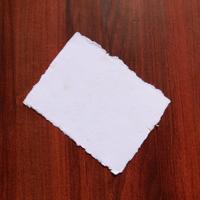 Deckle Edge coton papier fait main blanc bricolage Art carte d'invitation de mariage faisant 100% coton papier artisanal non coupé avec bords de Burt