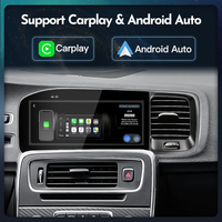 Autoradio GPS multimédia Android 14 Carplay Auto pour Volvo S60 V60 2011-2019, écran style voiture d'origine