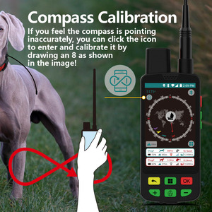 Traceur GPS pour chien VHF 4G, étanche IP68, boussole électronique, système de positionnement pour chien dans les zones montagneuses sans signal - Product Image 4