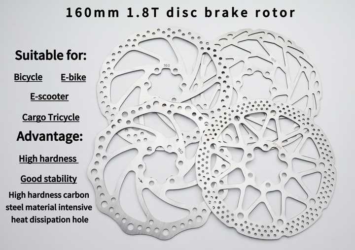 油圧ブレーキ140mm 160mmディスクブレーキロータースチール自転車