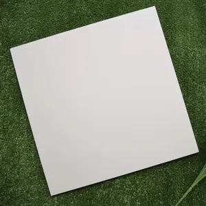 Surface polie 400x400mm couleur ivoire carrelage intégral pour projet d'exportation